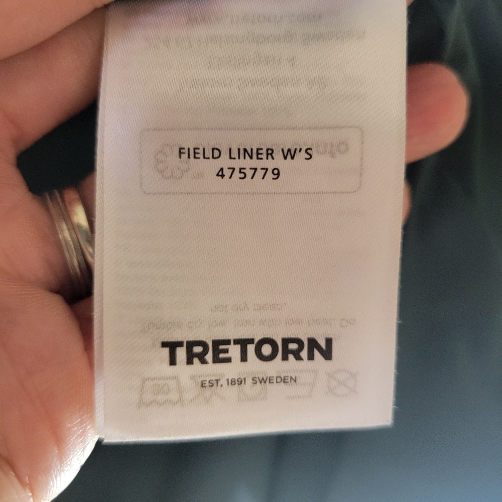 Tretorn FIELD LINER Womens - Down padded quilted coat jacket puffer green large - Picture 7 of 13